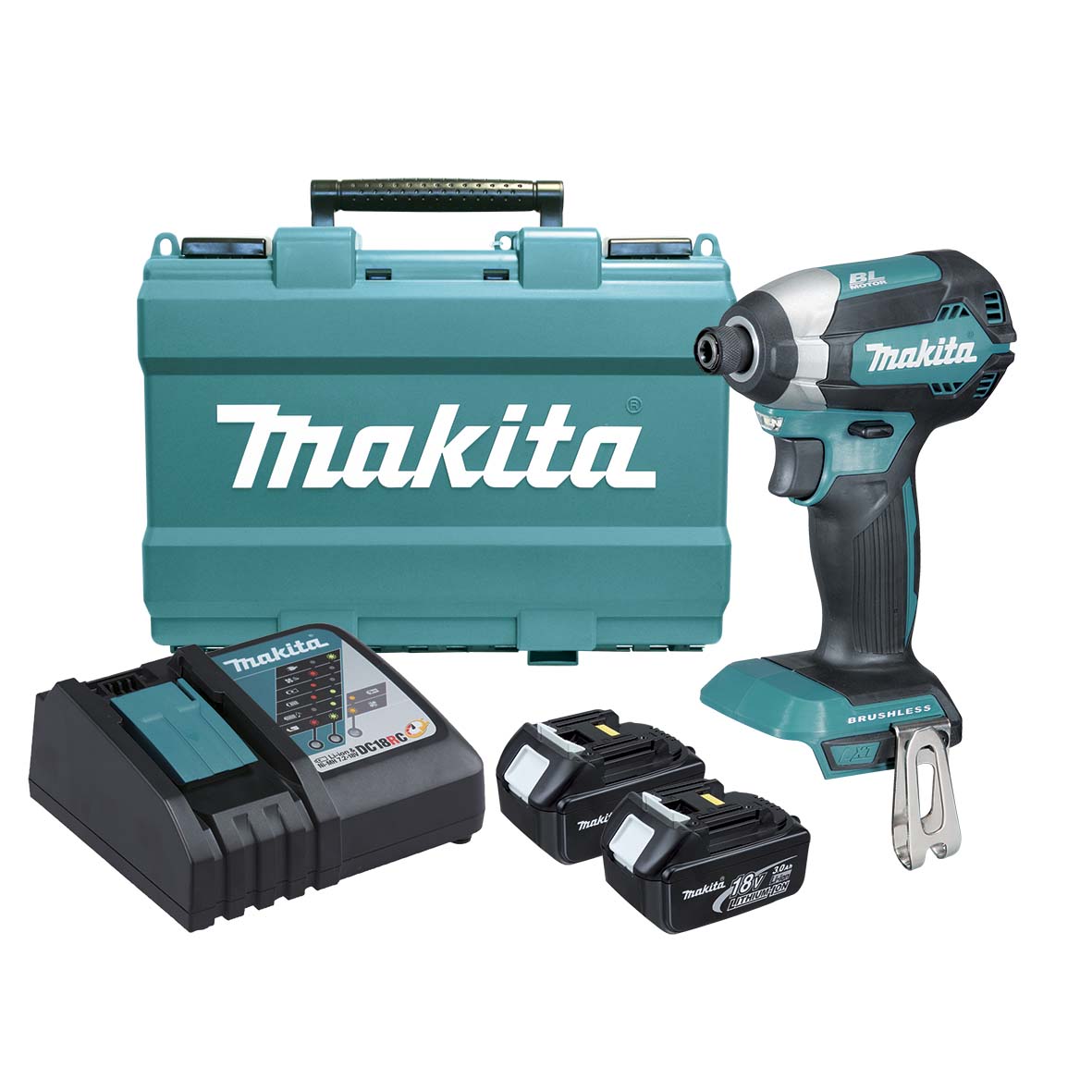MAKITA 18V BRUSHLESS IMPACT DRIVER KIT DTD153