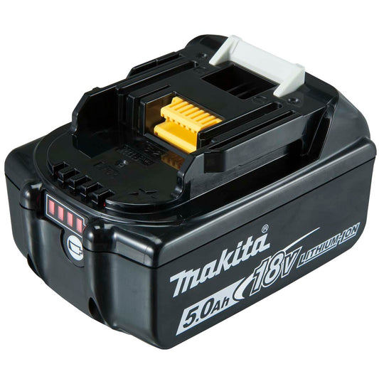 Makita 18V 5.0AH BATTERY WITH FUEL GAUGE INDICATOR