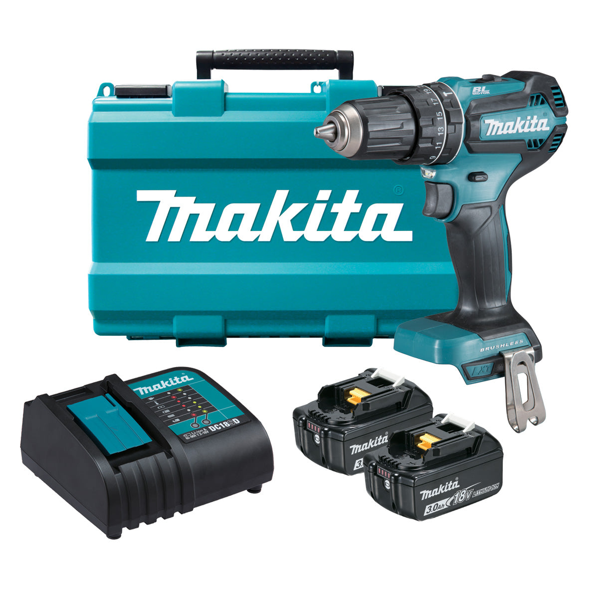 MAKITA DHP485SFE 18V 3.0AH HAMMER COMBO KIT