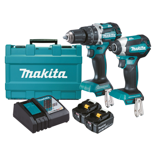 Makita 2 PIECE BRUSHLESS COMBO KIT 3AMP DLX2180X
